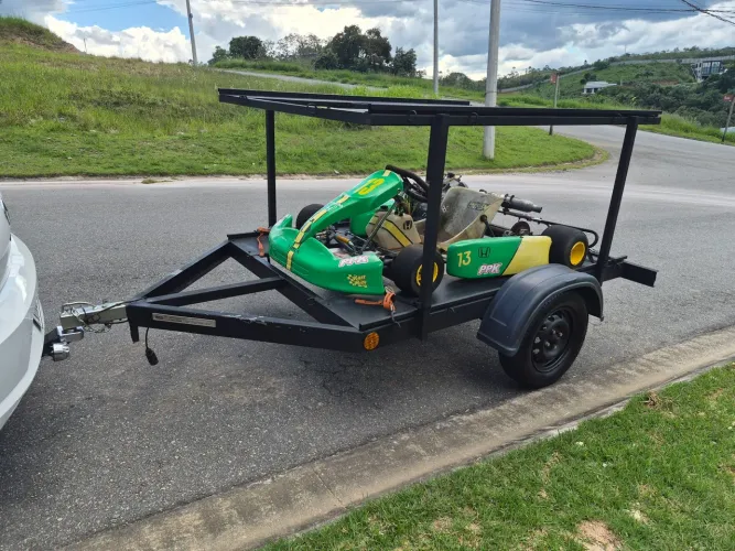 Kart 24 HP - motor novo 4T + carreta 2 kart ,