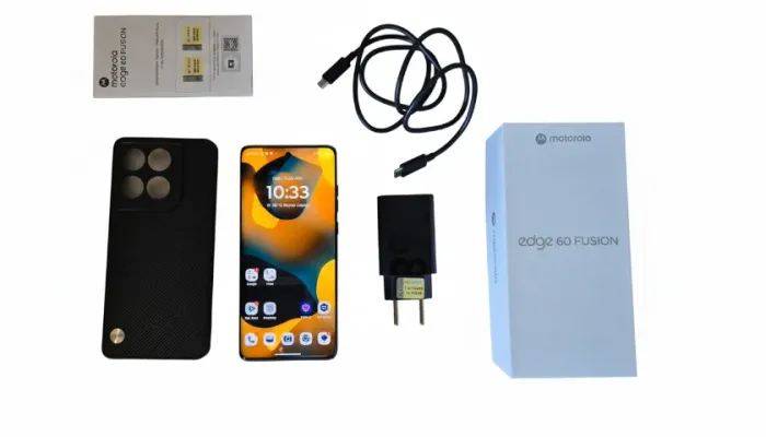 Motorola Edge 60 Fusion 256gb + Carregador 68w E Capapremium Cinza (Usado)
