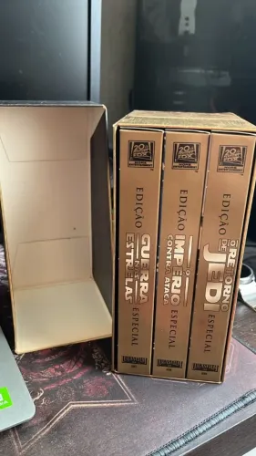 STAR WARS - TRILOGIA CLÁSSICA VHS EDIÇÃO ESPECIAL BOX COLECIONADOR