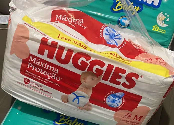 Fralda Huggies 72 M