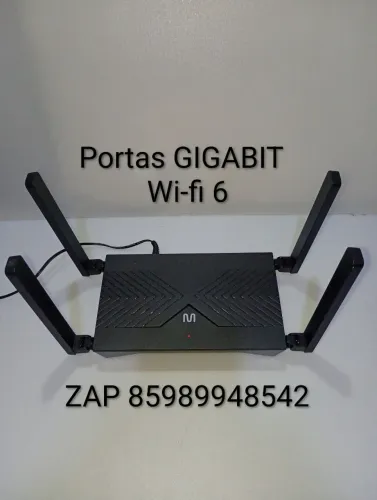 Roteador Repetidor Multilaser Wi-fi 6 Dual Band 1500Mbps