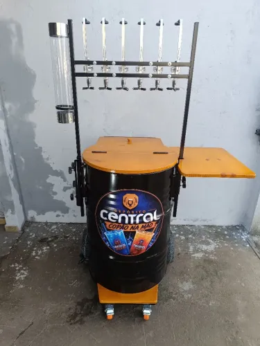 Carrinho do copão térmico com cooler profissional