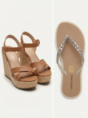 Sapatos sandálias e chinelo adulto Constance