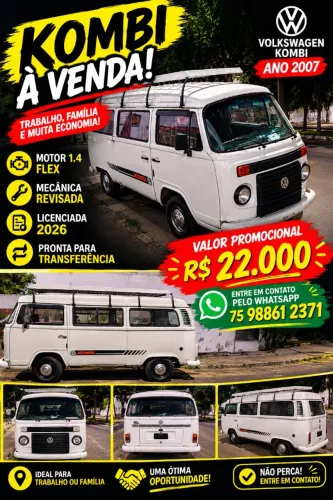 Volkswagen Kombi Standard 1.4 MI Total Flex 8V 2007