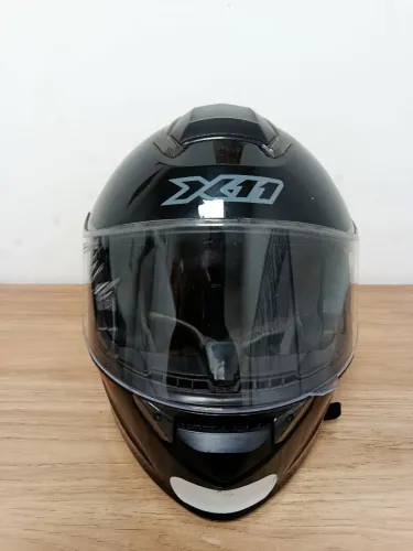Capacete Escamoteável X11 Turner Preto - Aceitando Ofertas!