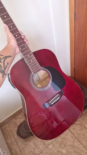 Violão Folk Giannini de Aço Elétrico 