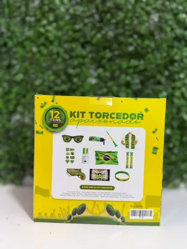 Kit Completo Torcedor do Brasil 12 Itens 