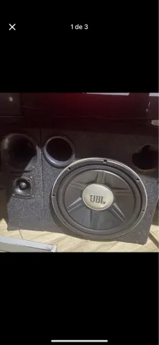 Caixa de som trio JBL + módulo taramps