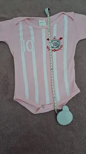 BODY BEBÊ CORINTHIANS- JOGO COM 2 UNIDADES