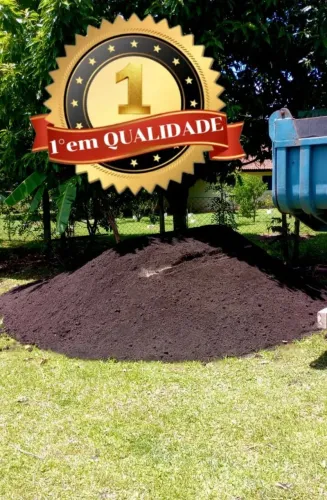 Carga de Terra Preta Adubada 3 a 7 metros cúbicos 