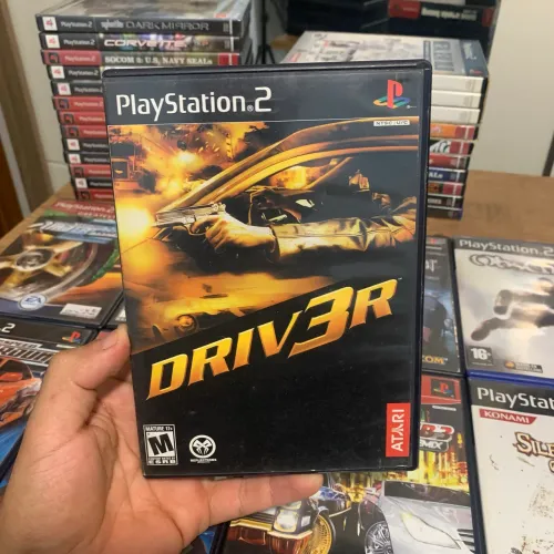 Jogo ps2 Driver 3 driv3r original play 2 PlayStation black label 