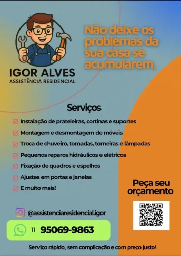 assistência residencial zona norte de SP (tucuruvi e regiões)