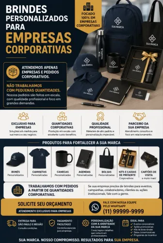 Brindes Corporativos Personalizados para Empresas