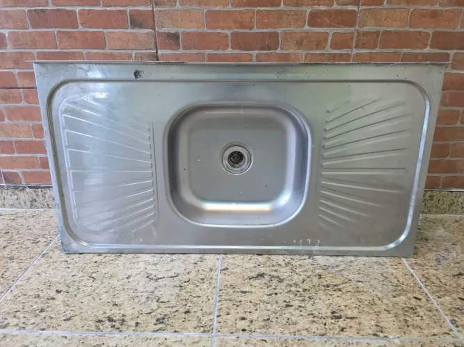 Pia de Inox 1,00 x 52,0