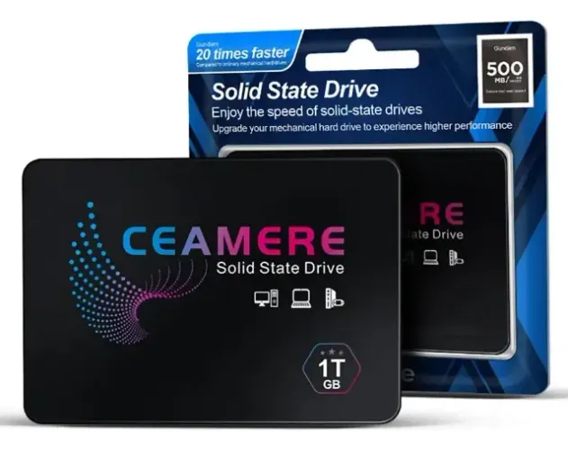 Disco Sólido Interno Ssd 1tb Gb Sata3 6gb/s 2.5 Ceamere (LACRADO) na embalagem