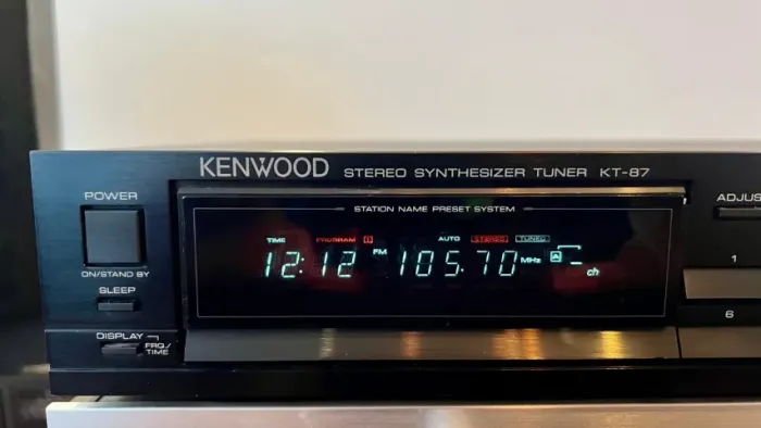 Tuner Kenwood Am Fm KT-87 - Como Novo - Revisado 100%
