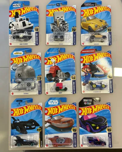 Hot Wheels Temáticos 9 Unidades