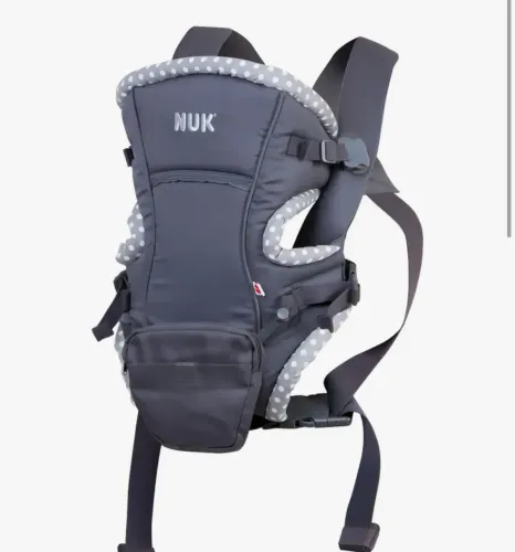Canguru Infantil Baby Carrier Natural Fit 3 Em 1 Cinza Nuk
