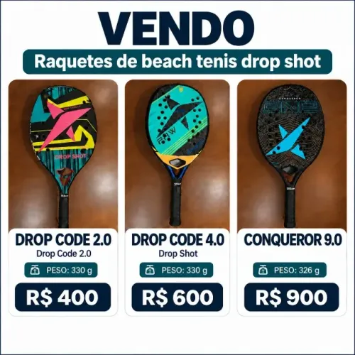 Raquetes de Beach Tennis Drop Shot