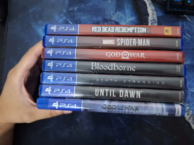 7 Jogos Ps4 Originais Ótimo Estado