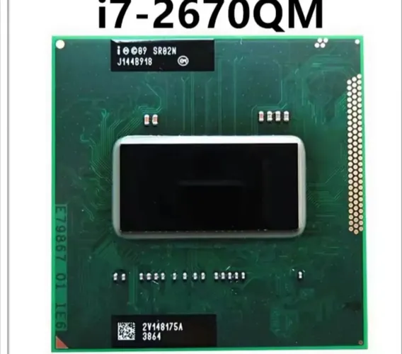 Processador i7 2670qm 2.2 ghz c 8 nucleo pentium