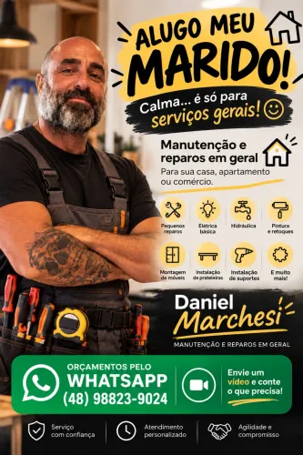 Alugo meu marido! Calma, é só para serviços gerais ?