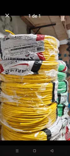 Fios 2.5mm para instalação de tomadas lâmpadas. 