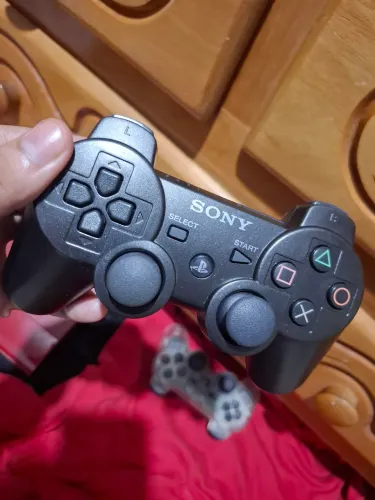 Controle Original Ps3 Preto Brilhoso Raro Do Final fantasy VII 2009 Edição Especial 