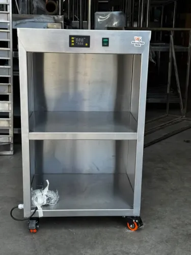 Estufa Aquecida Profissional em Aço Inox com Vidro para Salgados e Alimentos