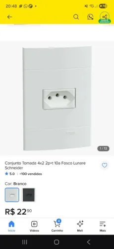 Tomada Schneider eletric