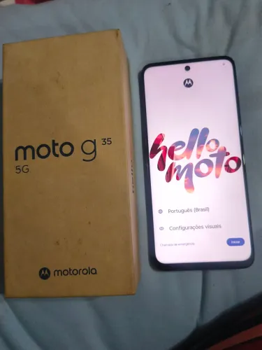 Motorola g35 novo na caixa sem uso