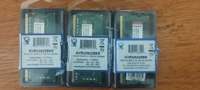 MEMÓRIA RAM 8GB NOTEBOOK KINGSTON