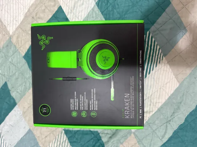 Headset Gamer Razer Kraken Multi Platform, P2, Drivers 50mm, Green - RZ04-02830200-R3U1