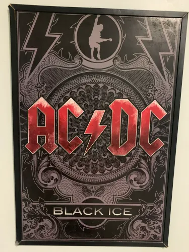 Quadro do AC DC - Black Ice