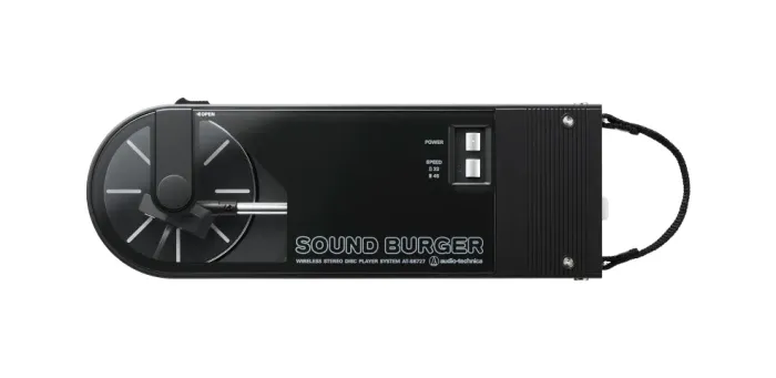 TOCA-DISCOS PORTÁTIL SOUND BURGUER PRETO