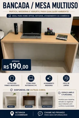 Bancada para estudo 