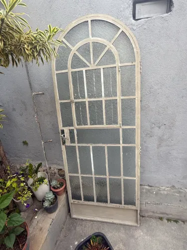Porta Metal com vidro