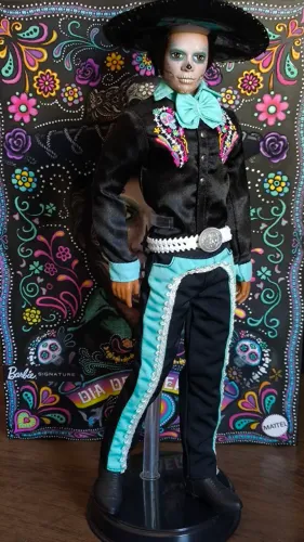 Boneco Ken Dia De Muertos 2024