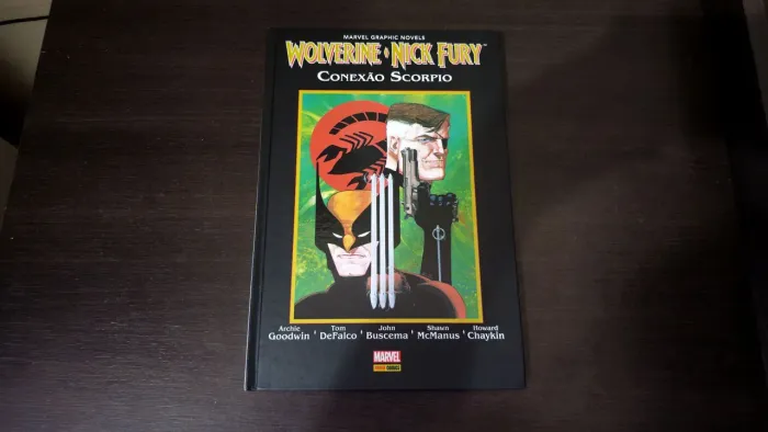 Wolverine e Nick Fury - Conexão Scorpio - Marvel - HQ Panini
