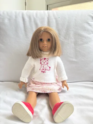 Boneca Original American Girl + brinde saco de dormir para boneca