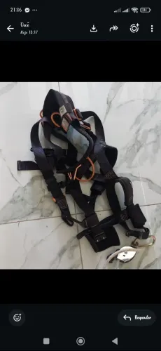 Cinto tipo paraquedista + Talabarte 