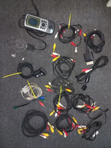 Lote Cabos Gamer (Xbox 360, PlayStation), Adaptadores USB e GPS Garmin