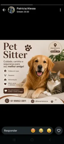 Cuidador de cão e gato 