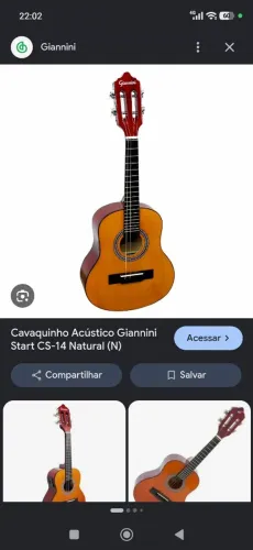 Cavaquinho novo, nunca usado.