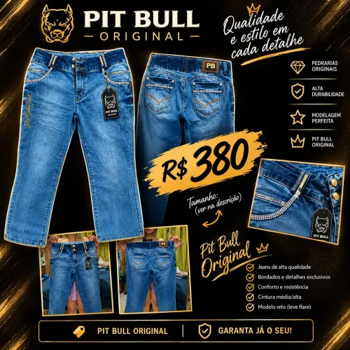 Calça jeans Pitbull Premium