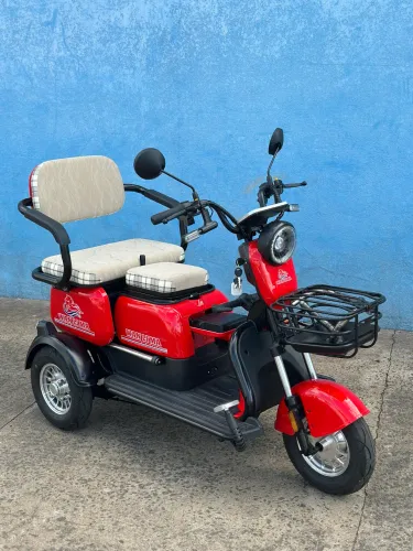 Triciclo Elétrico 1000w 3 pessoas