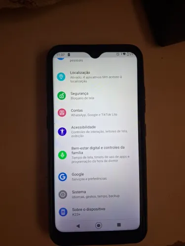 Smartphone LG K22+