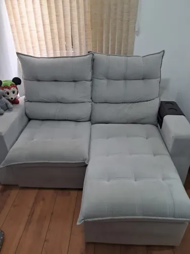 Sofá retrátil 2 lugares