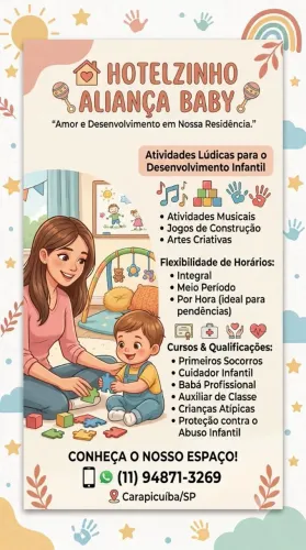 Hotelzinho / cuidadora infantil