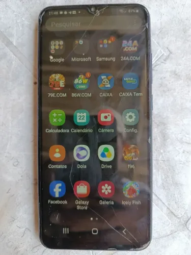 Vendo um smartphone Samsung Galaxy a02